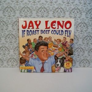 Jay Leno "If Roast Beef Could Fly" with CD Sealed Illustrated Children's Book